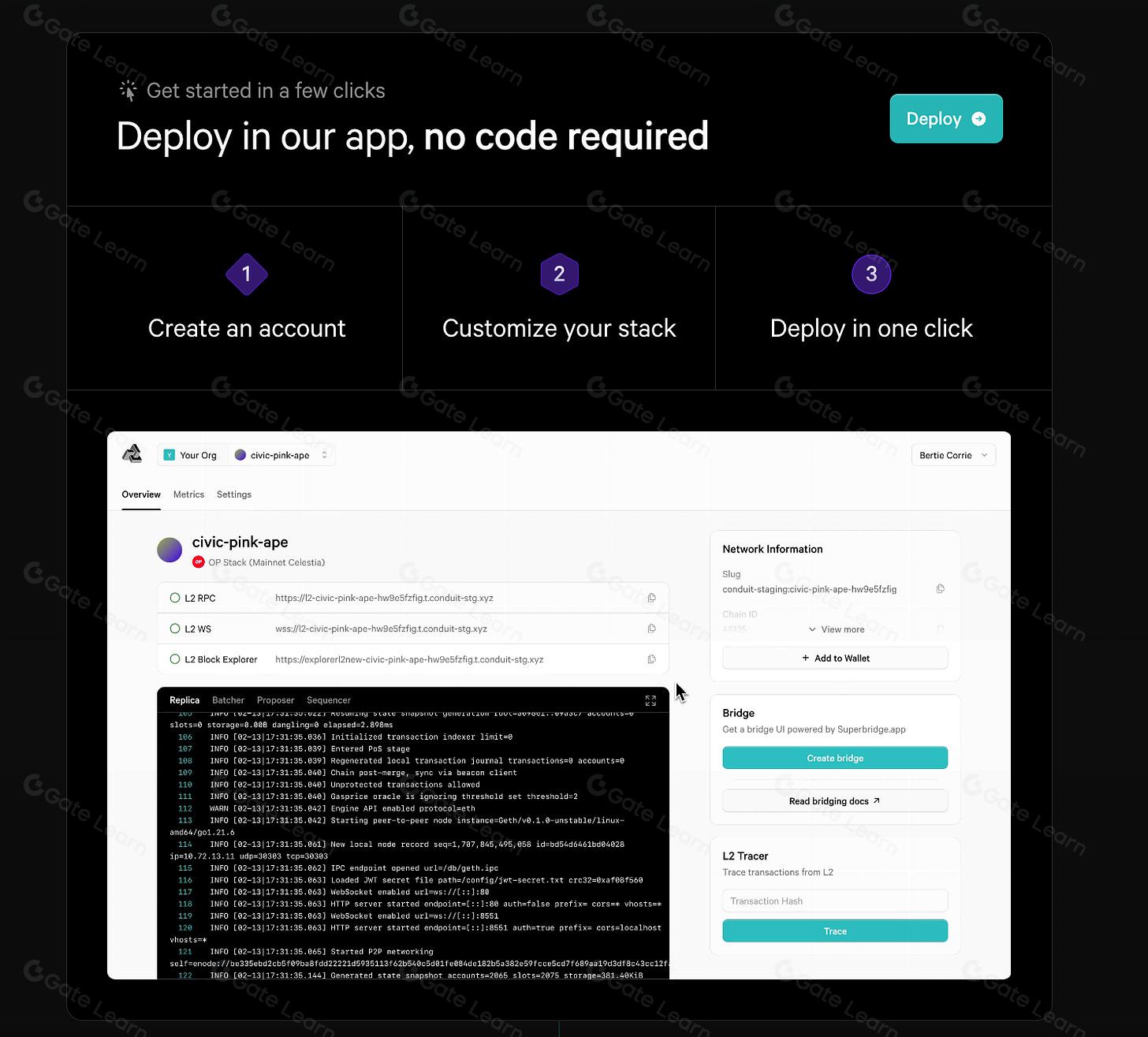 Ronin L2 rollup testnet deployment