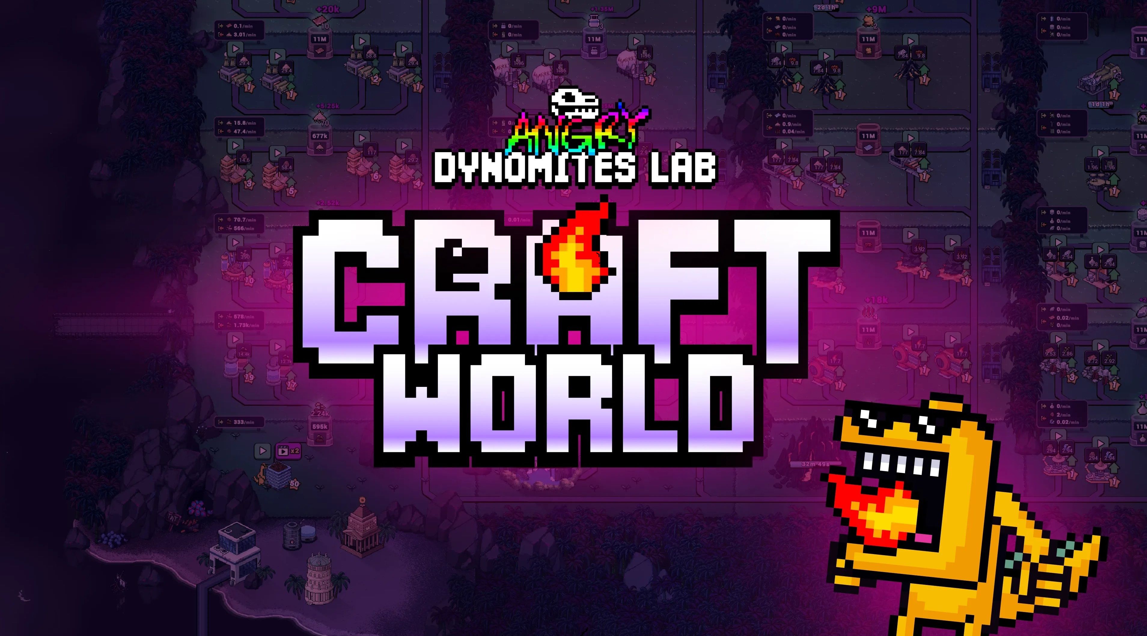 Dyno Coin Craft World mascot token Ronin